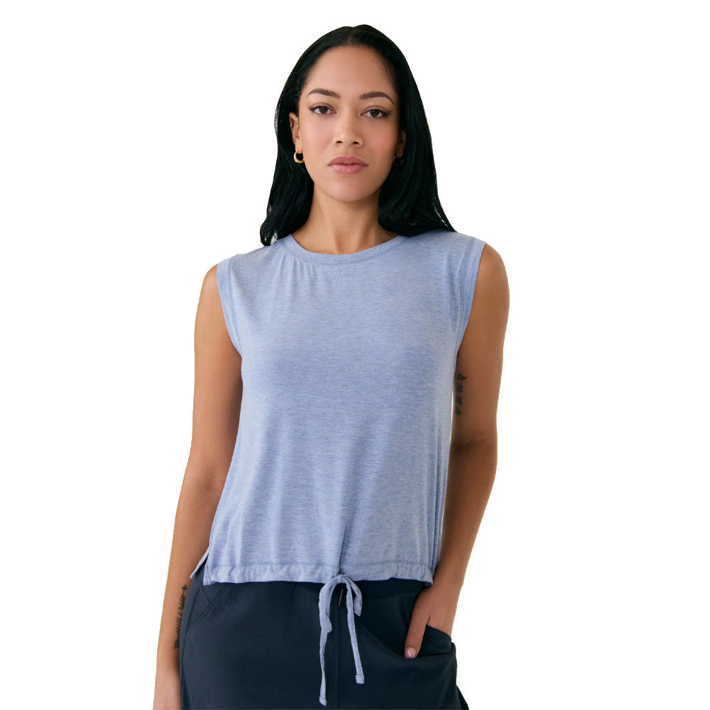 Lole Elisia Short Sleeve Womens Shirt - Storm Heather/XL