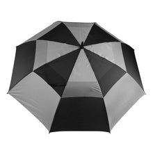 Load image into Gallery viewer, JPLann Double Canopy Auto Open Umbrella - Blk/Gray
 - 1