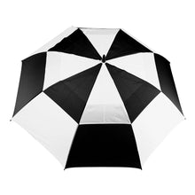 Load image into Gallery viewer, JPLann Double Canopy Auto Open Umbrella - Blk/Wht
 - 2