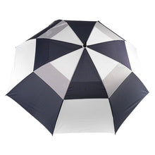 Load image into Gallery viewer, JPLann Double Canopy Auto Open Umbrella - Navy/White
 - 3