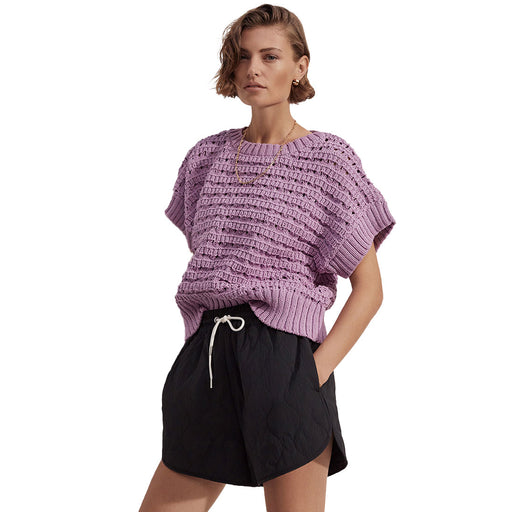 Varley Fillmore Womens Knit Sweater - Smokey Grape/M