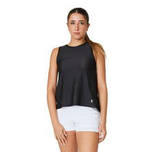 Load image into Gallery viewer, Sofibella Staples Mesh Womens Tennis Tank - Black/2X
 - 1