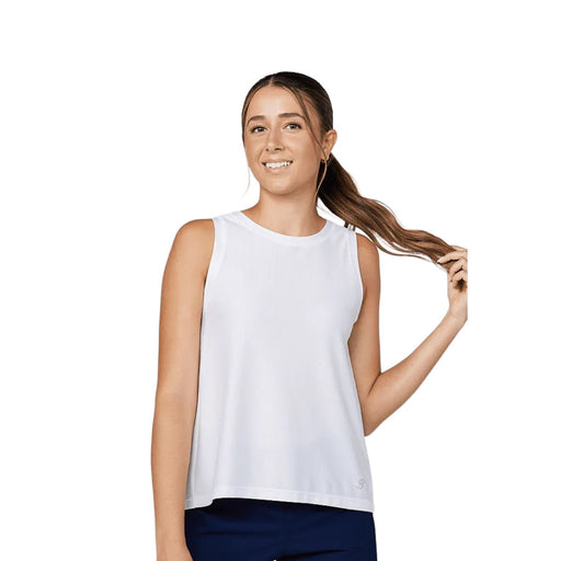 Sofibella Staples Mesh Womens Tennis Tank
