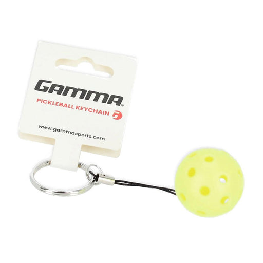 Gamma Pickleball Keychain - Yellow