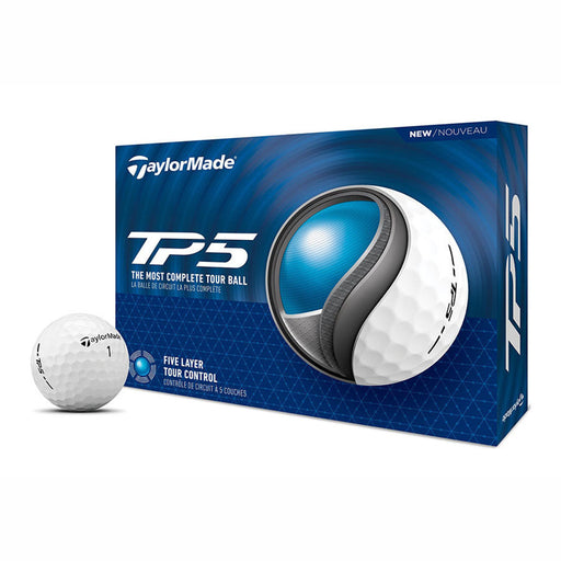 TaylorMade TP5 Golf Balls - Dozen - White