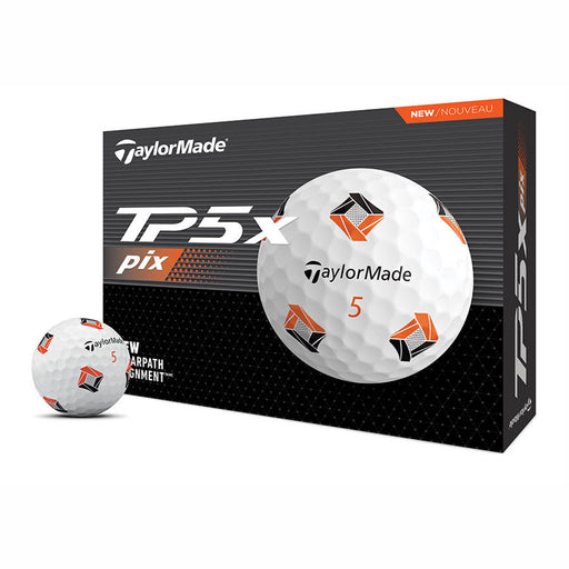 TaylorMade TP5x Golf Balls - Dozen - Pix