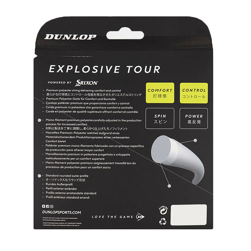 Dunlop Explosive Tour 16g Silver Tennis String Set