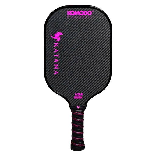 Komodo Katana Kevlar Pro Pickleball Box Set - Black/Pink/4 3/8/7.3-7.8 OZ