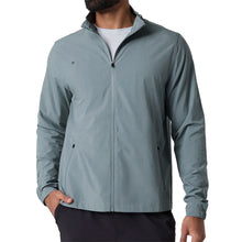 Load image into Gallery viewer, Vuori Venture Mens Track Jacket - Dsty Bl Ln Txtr/XL
 - 1