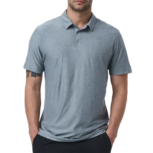 Vuori Strato Tech Mens Golf Polo - Mist Heather/XL