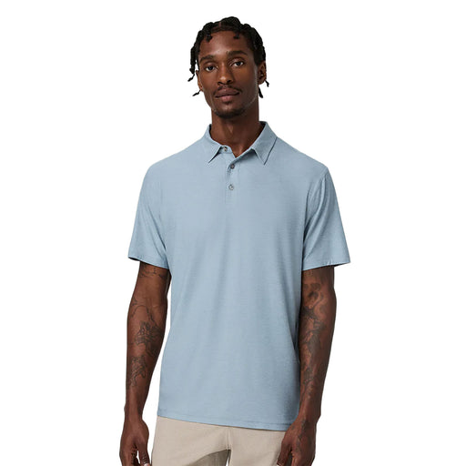 Vuori Strato Tech Mens Golf Polo - Raindrop Heathr/XL
