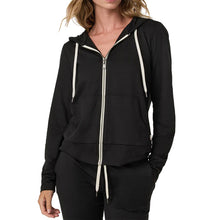 Load image into Gallery viewer, Vuori Halo 2.0 Full Zip Womens Hoodie - Black Heather/L
 - 1