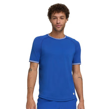 Load image into Gallery viewer, Wilson Court Performance Crew Mens Tennis Shirt - Royal Blue/XL
 - 7