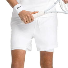 Load image into Gallery viewer, Wilson Doubleday 7 Inch mens tennis Shorts - Bright White/XL
 - 2