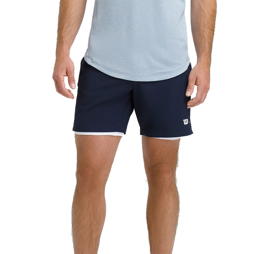 Wilson Tournament Pro 7 In Mens Tennis Shorts - Classic Navy/XL