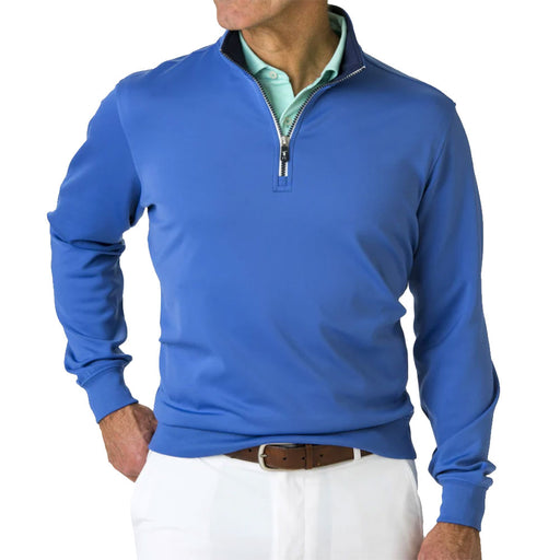 Fairway & Greene Caves Mens Golf Quarter-Zip - Baltic/XXL