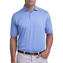 Load image into Gallery viewer, Fairway &amp; Greene Owens Stripe Mens Golf Polo - Baltic/Bluff/XXL
 - 1