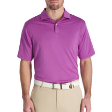 Load image into Gallery viewer, Fairway &amp; Greene Owens Stripe Mens Golf Polo - Spa Pink/XXL
 - 3