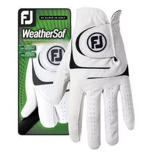 Load image into Gallery viewer, FootJoy WeatherSof White/Black Mens Golf Glove - Left Cadet/XL
 - 3