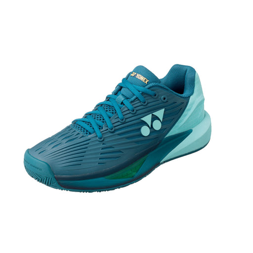 Yonex Power Cushion Eclipsion 5 Mens Tennis Shoes - Blue/Green/D Medium/11.0