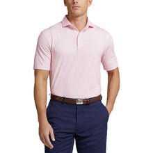 Load image into Gallery viewer, RLX Polo Golf Airflow Houndstooth Mens Golf Polo - Pink Flamingo/XL
 - 1