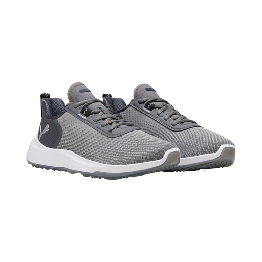 Puma Fusion Crush Sport Spikeless Mens Golf Shoes - Slt Sky/Strg Gy/2E WIDE/12.0