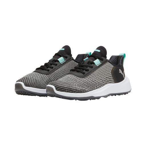 Puma Fusion Crush Sport Spikeless Womens Golf Shoe - Black/Mint/B Medium/10.0