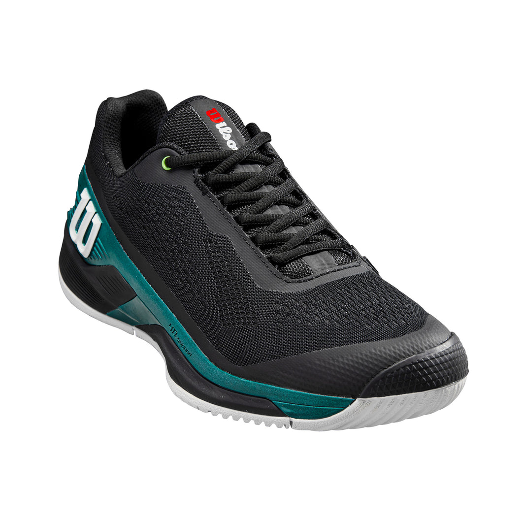 Wilson Rush Pro 4.0 Blade Womens Tennis Shoes - Black/Teal/B Medium/10.0