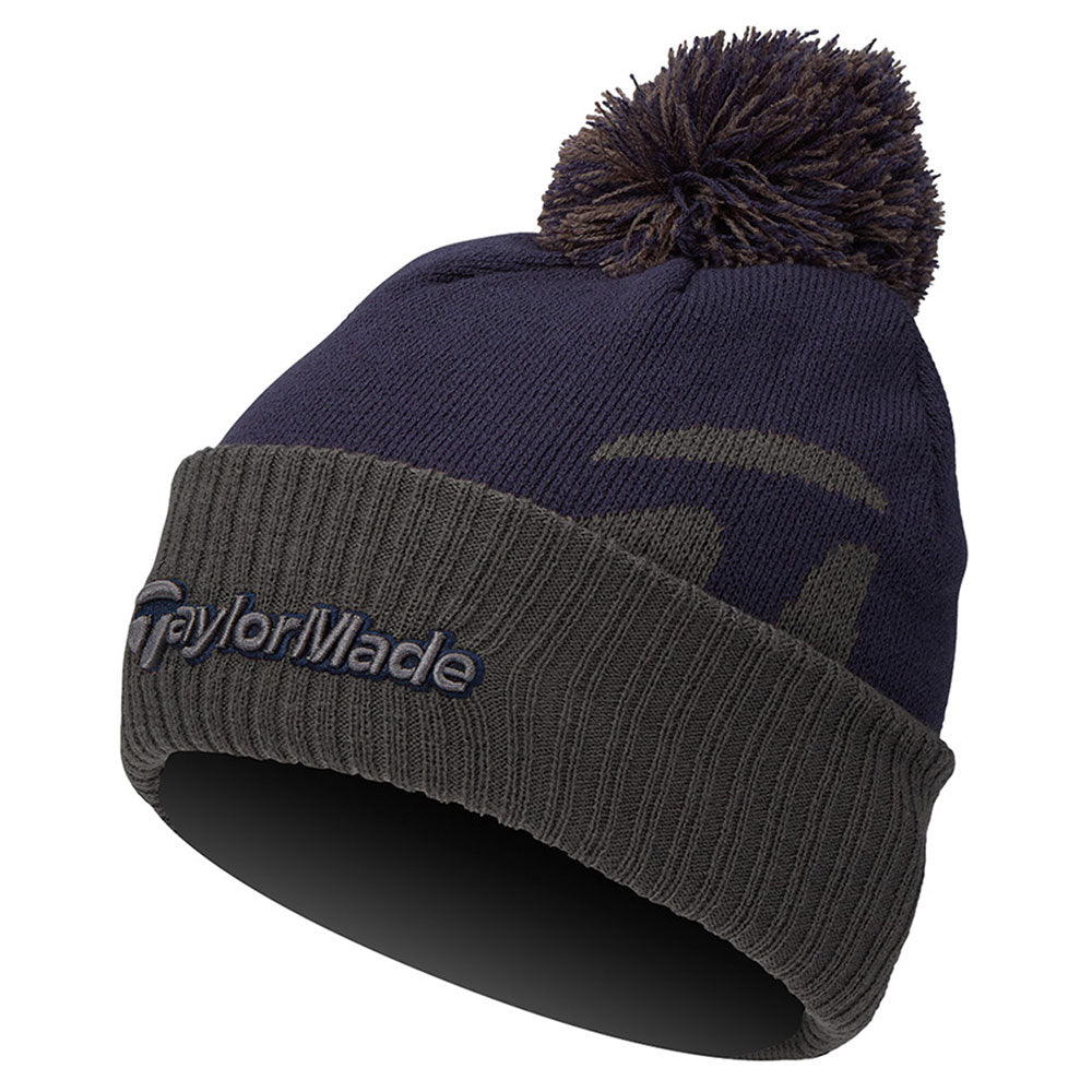 TaylorMade Bobble Mens Golf Beanie - Navy/One Size