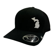 Load image into Gallery viewer, TravisMathew Widder 2.0 Michigan Hat - Black/White/One Size
 - 5