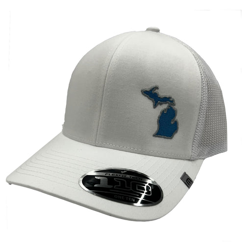 TravisMathew Widder 2.0 Michigan Hat - White/Blue/One Size