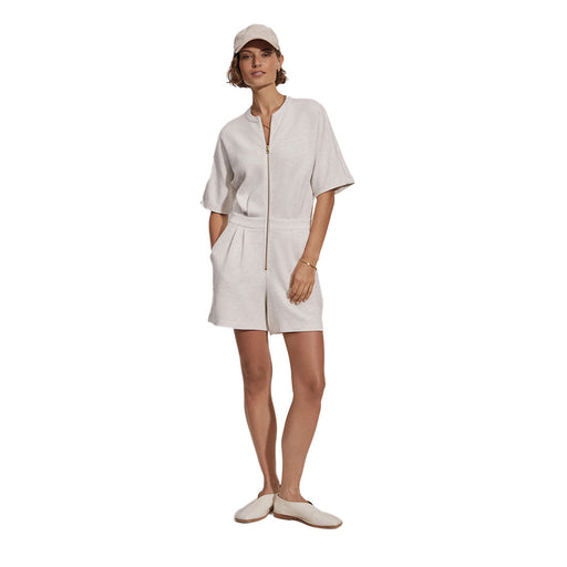 Varley Orlando Womens Playsuit - Ivory Marl/M