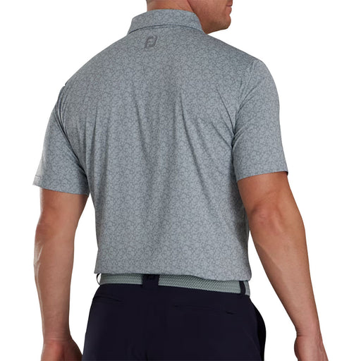 FootJoy Painted Floral Grey Mens Golf Polo