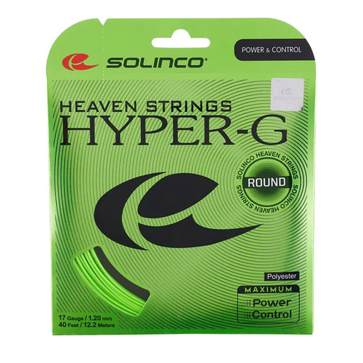 Solinco Hyper-G Round Lime 17g Tennis String - Green