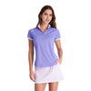 Fairway & Greene Claudia Zip Mock Sleeveless Womens Golf Polo