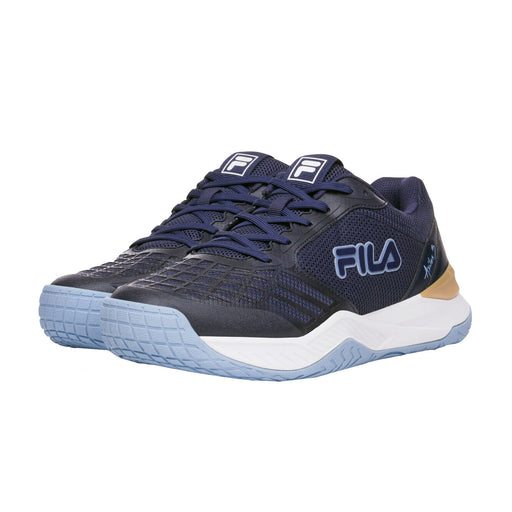 Fila Axilus 3 Mens Tennis Shoes - Navy/Blue/Wheat/D Medium/13.0