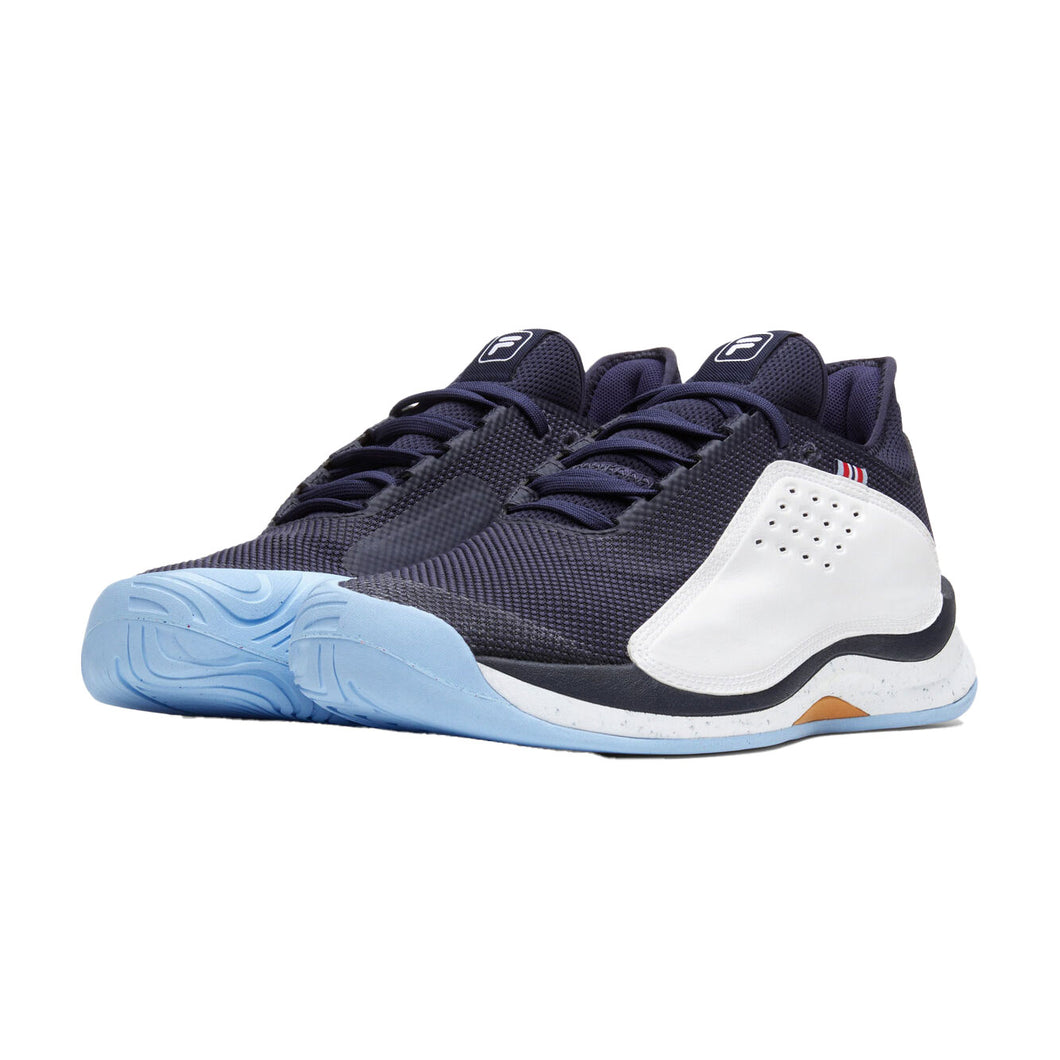 Fila Mondo Forza Mens Tennis Shoes - White/Navy/Blue/D Medium/13.0