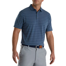 Load image into Gallery viewer, FootJoy AF Open Stripe Mens Golf Polo - Storm/River Roc/XXL
 - 3