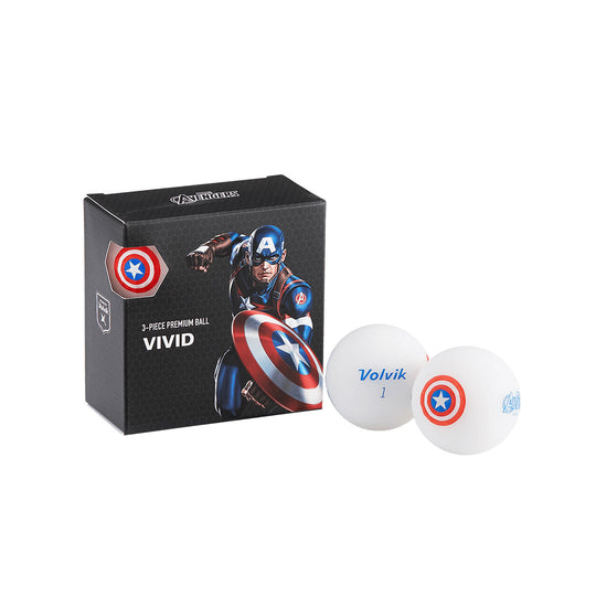Volvik Marvel Hero 3.0 Golf Balls - 4 Pack