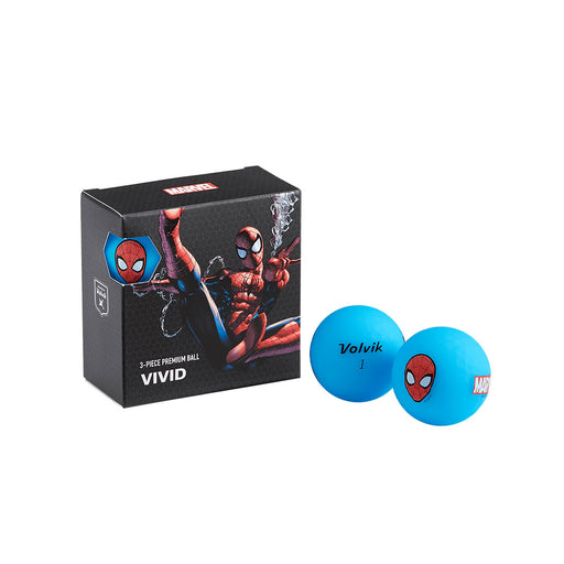 Volvik Marvel Hero 3.0 Golf Balls - 4 Pack - Spider-man