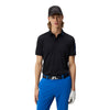 J. Lindeberg Tour Tech Black Regular Fit M Golf Polo