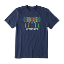 Load image into Gallery viewer, Life Is Good Tennis Spectrum Mens T-Shirt - Darkest Blue/XXL
 - 1