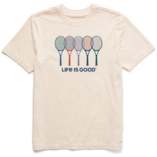 Load image into Gallery viewer, Life Is Good Tennis Spectrum Mens T-Shirt - Putty White/XL
 - 2