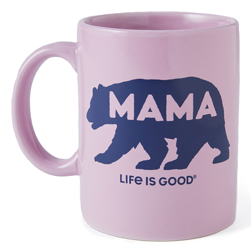 Life Is Good Mama Bear Mug - Violet Purple