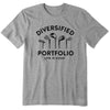 Life Is Good Diversified Portfolio Gray Mens T-Shirt