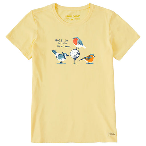Life Is Good Golf Is For The Birdies Wmns T-Shirt - Sandy Yellow/XL