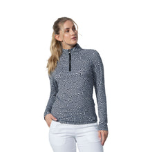 Load image into Gallery viewer, Daily Sports Kyoto Half Zip Womens Golf Pullover - Monochrome Blk/XL
 - 1