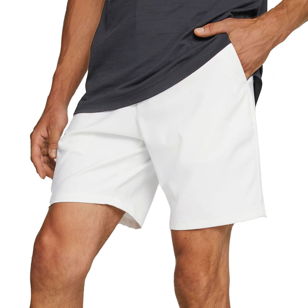Puma Golf Dealer 8 Inch Mens Golf Shorts - White Glow/36