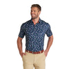 Puma Golf Cloudspun Floral Mens Golf Polo