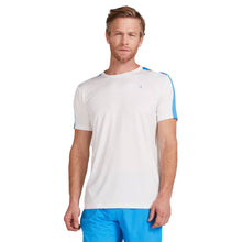 Load image into Gallery viewer, Redvanly Lafayette Mens Tennis Crew Neck Shirt - Bright White/XXL
 - 1